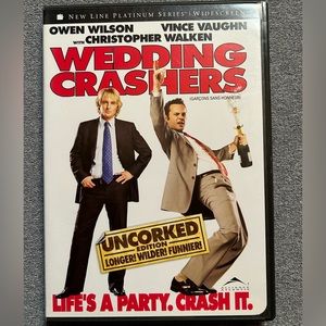 3 for $15 ~ Wedding Crashers ~ Owen Wilson Vince Vaughn ~ DVD ~ 3 for $15
